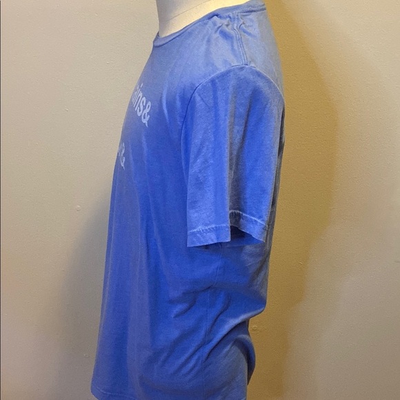 Blue Short Sleeve Tee with Mountain Lifestyle Graphic - Picture 5 of 7